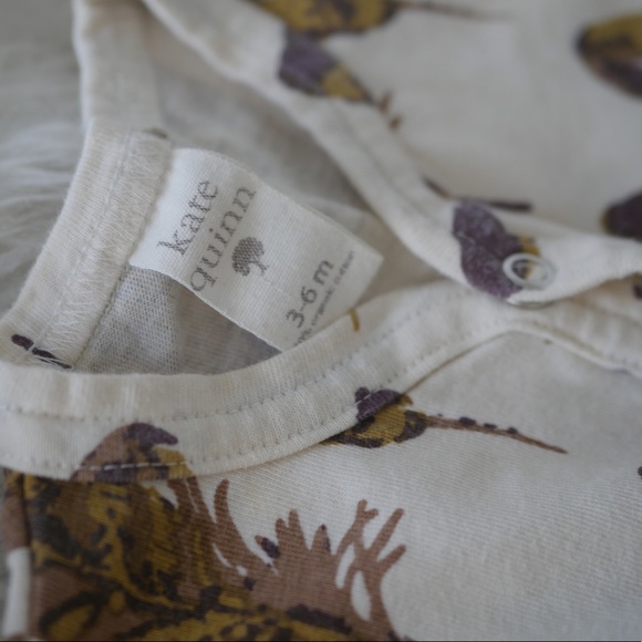 Kate Quinn feathers footie jammies - Picture 3 of 4